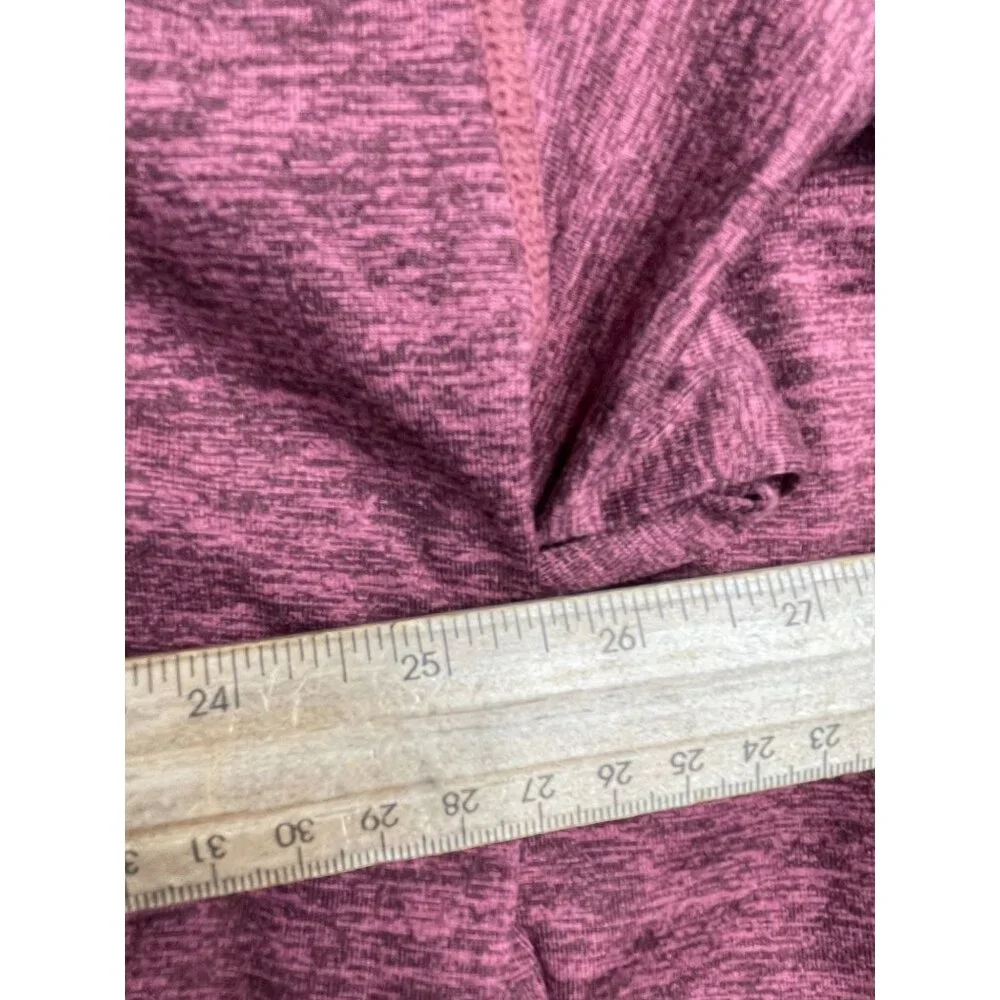 Athleta Cropped Hooded Pullover Sweater size Medium‎ Red